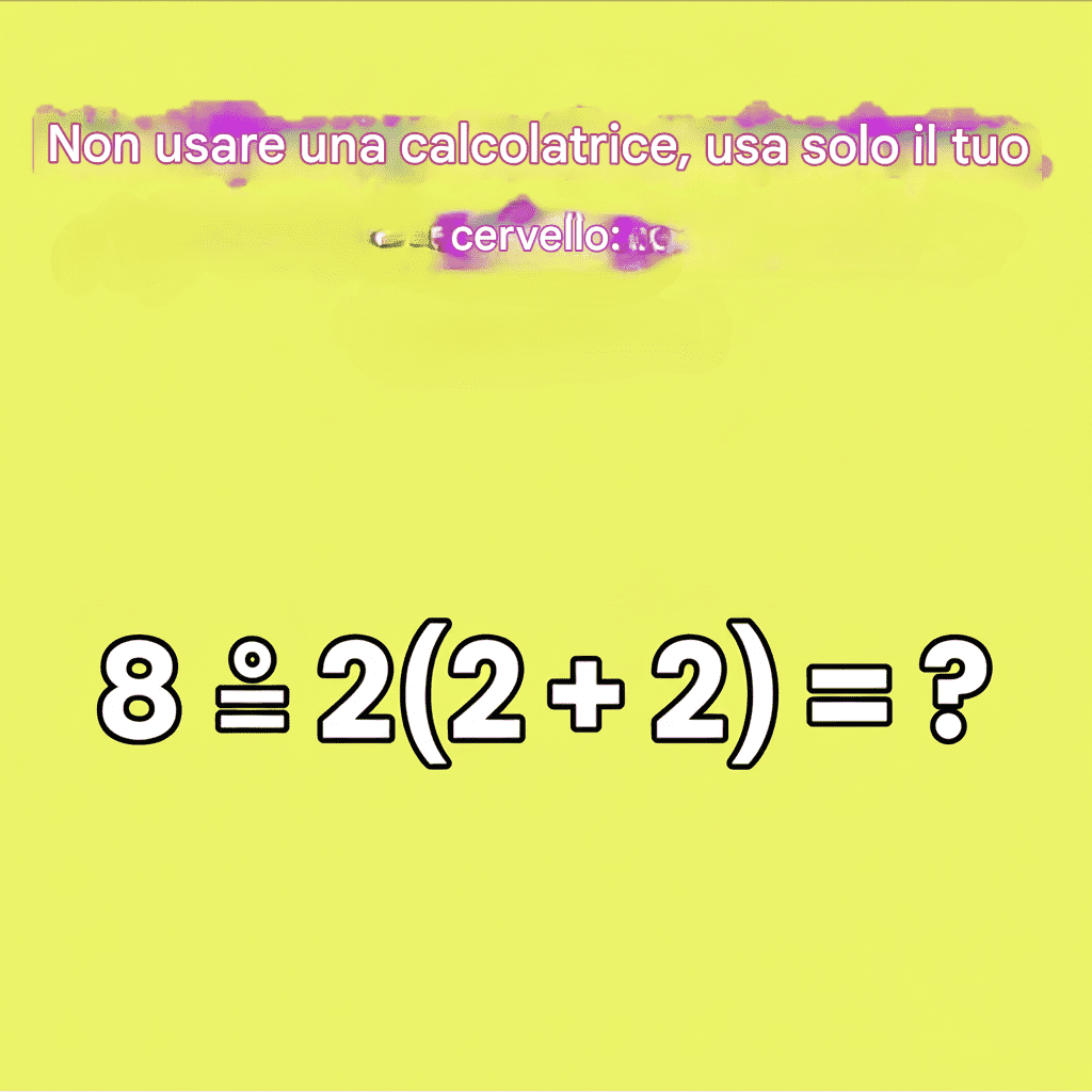 Hai risolto questo test matematico che ha messo in difficoltà Internet?