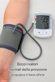 Quali sono i valori normali della pressione sanguigna?