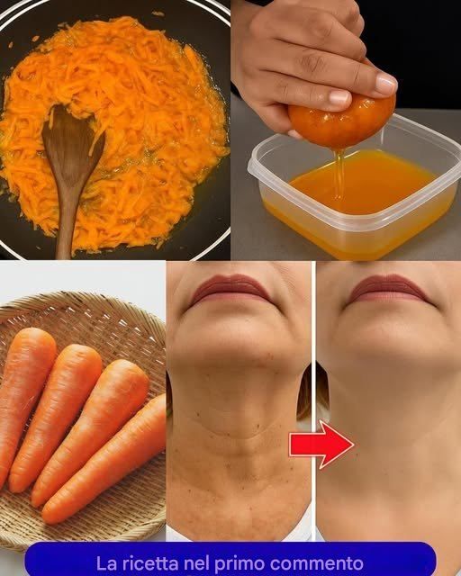 Olio di carota contro macchie e rughe 👀👇