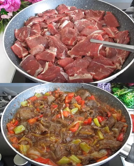 Il segreto per ammorbidire anche la carne più dura… Carne succosa e saporita con patate, pronta in 5 minuti… LA RICETTA COMPLETA è nel primo (commento).