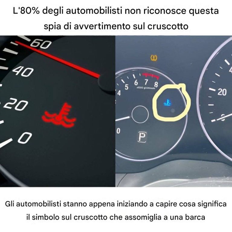 Non ignorare questo simbolo del cruscotto a forma di barca