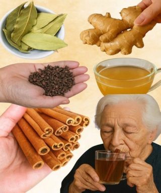 Scopri il potere calmante del tè a base di zenzero, alloro, cannella e chiodi di garofano. La ricetta è nei COMMENTI.