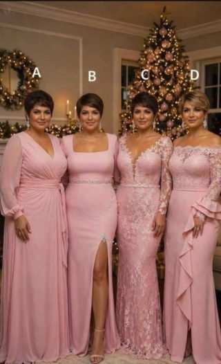Quale sarebbe l’abito più elegante per questa signora…?