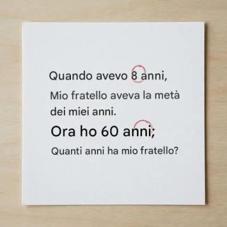 Quanti anni ha mio fratello?