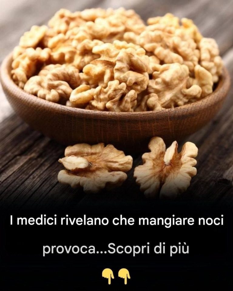 I medici rivelano che mangiare noci provoca