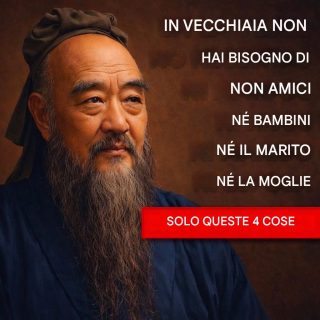 Quattro principi attribuiti a Confucio per costruire una vecchiaia più piena ed equilibrata.
