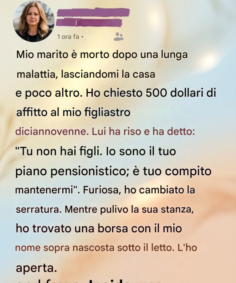 Dopo la morte di mio marito, la casa che avevamo costruito insieme non mi sembrava più un rifugio.